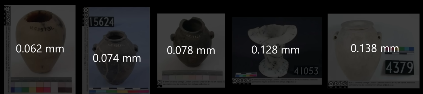 Screenshot form YouTube video - Top 5 vessels and their scores (MV008,MV005,MV004,MV013,MV017)